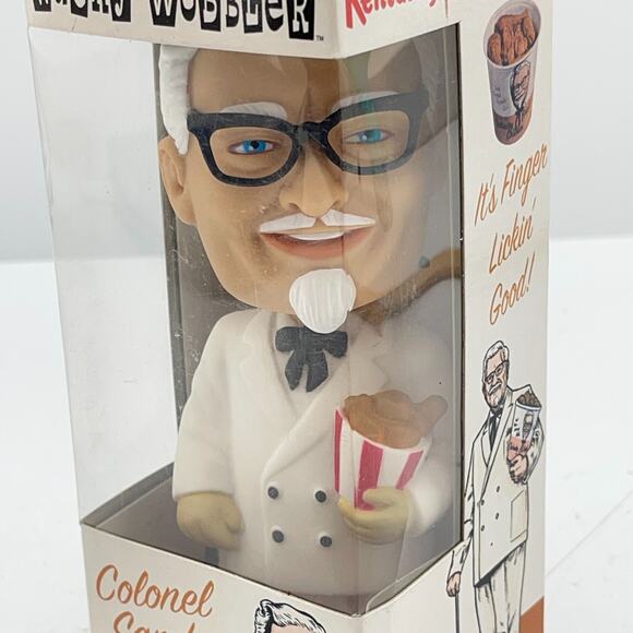 Funko Wacky Wobbler 7" Colonel Sanders Bobblehead 2001 Kentucky Fried Chicken - Picture 7 of 14